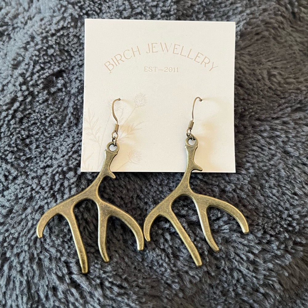Antler Earrings